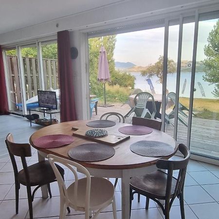 Rez de plage-Canoé+Paddle-70m² Savines Esterno foto