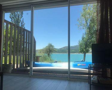 Rez de plage-Canoé+Paddle-70m² Savines Esterno foto