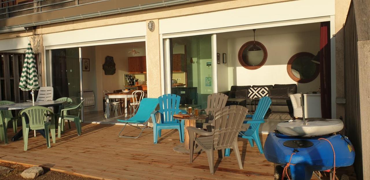 Rez de plage-Canoé+Paddle-70m² Savines Esterno foto